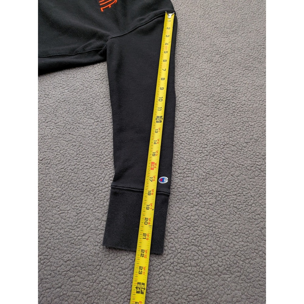 Champion Oregon State University Sweatshirt Black Orange Embroidered Large - Picture 8 of 8